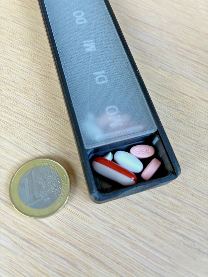 Tablettenbox, Pillenbox Pillendose, 7 Tage Medikamentenspender - Bild 2 von 3