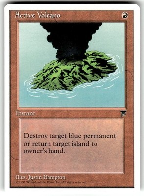 Active Volcano - Chronicles - MTG Magic - Common - Red Instant