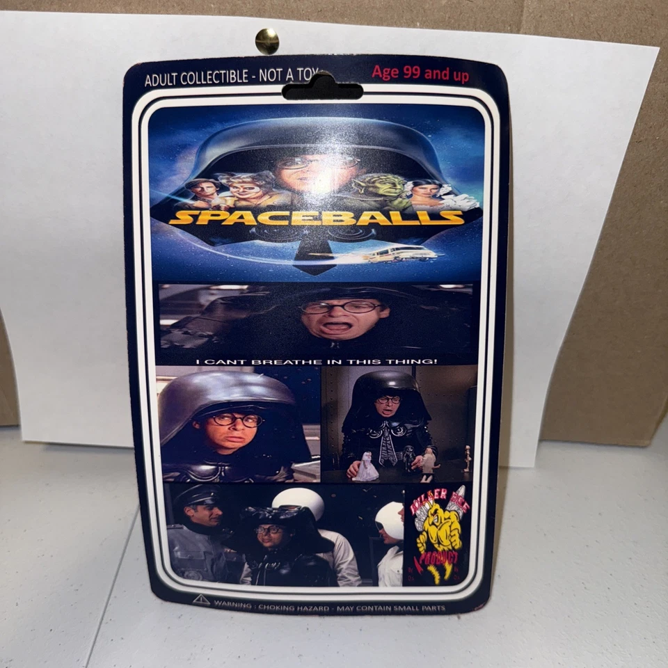 Casco oscuro Spaceballs personalizado hecho a mano juguete artístico de diseñador Foto 4 de 4