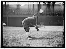 Photo:Chicago AL Ray Schalk 1913 Baseball Catcher Fielding Practice