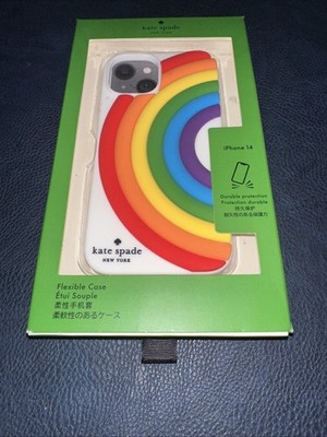 ケイトスペード iPhone14 ケース レインボー KB625 ケイトスペード