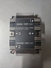 Genuine SuperMicro CPU HeatSink with Carrier LGA3647 P/N: SNK-P0067PS Tested