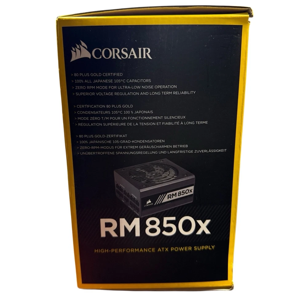 🔥Corsair Rm850X Modular ATX Power Supply 80 Plus Gold CP9020180NA 850W PSU - Image 2 of 4