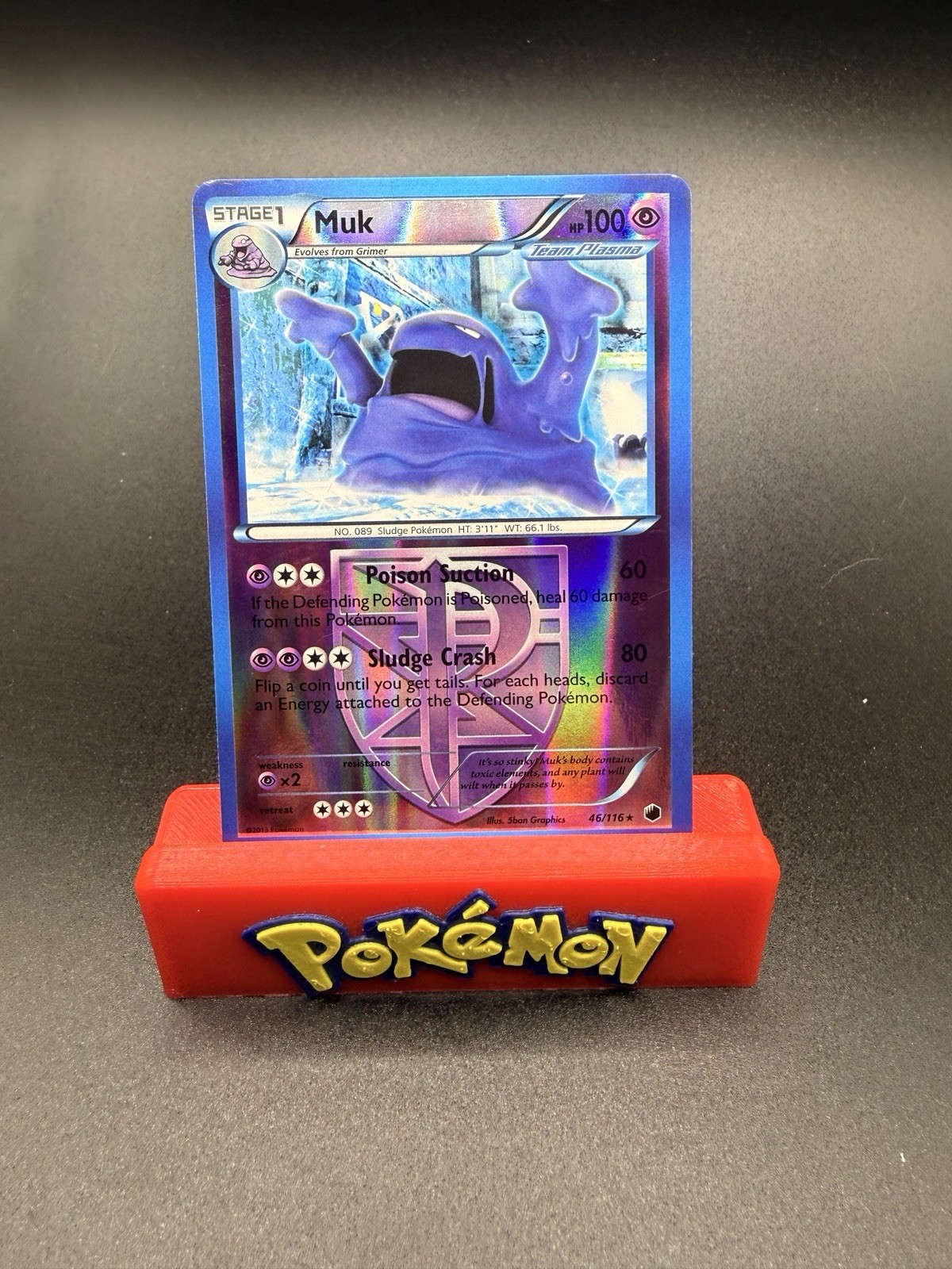 MUK 46/116 TEAM PLASMA PLASMA FREEZE REVERSE HOLO POKEMON TCG 2013