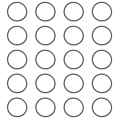 20PCS Long Lasting Motor Bands Rubber Texture for Disk Drives Roller Machines
