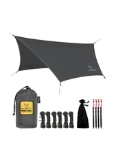 Wise Owl Outfitters Hammock Rain Fly – Waterproof Camping Tarp Cover with 