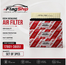 set of 3pcs for Toyota Engine Air Filter Element 17801-38051 4Runner FJ Cruiser