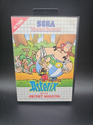 Asterix and the Secret Mission Master System - Komplett - Sehr Selten Retro CIB