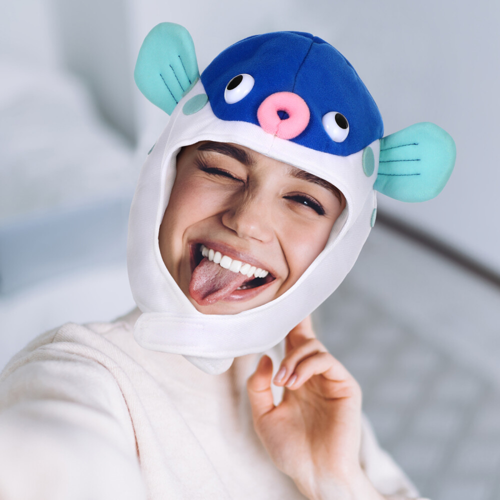 Puffer Fish Hat Costume Kid Photo Prop Anti Wrinkle Party Girl Heart eBay