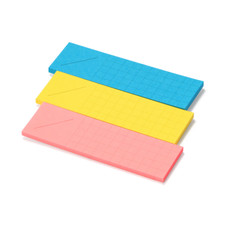 MUJI Fully glued deadline sticky notes 3 colors, 30 pieces each