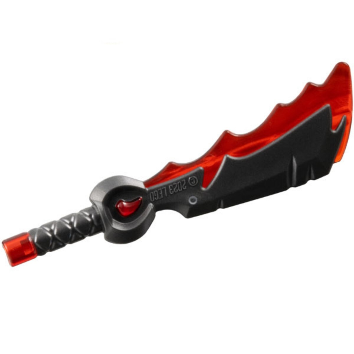 LEGO NINJAGO Weapon- Wolf Clan Rageblade, pearl dark gray molded