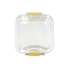 100pcs Plastic Dental Clear Film Box Denture Case with Membrane Dental Box