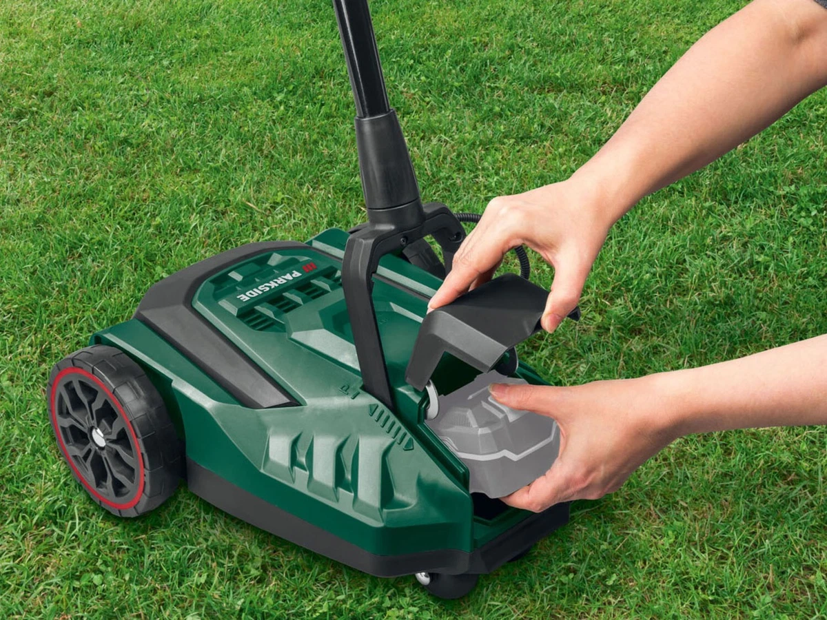 PARKSIDE Tondeuse sans Fil 20 V PRMHA 20 Li A1 3 hauteurs de