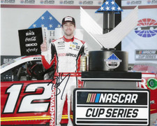 AUTOGRAPHED 2021 Ryan Blaney 12 BodyArmor Racing ATLANTA RACE WIN Victory Lane
