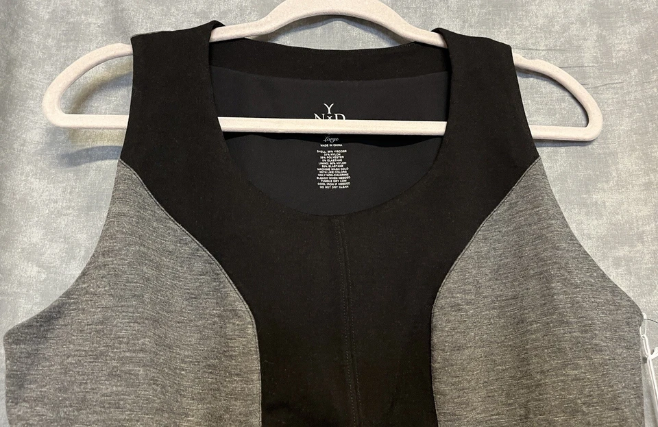 NEW size large NYDJ City/Sport tank top gray black L - Image 2 of 4