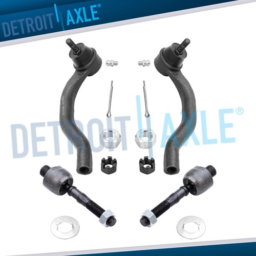 Front Inner Outer Tie Rods for 2004 2005 2006 2007 2008 Acura TSX Honda