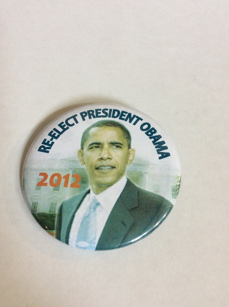 VINTAGE PINBACK BUTTON #116-156- Re-Elect President Obama 2012 | eBay