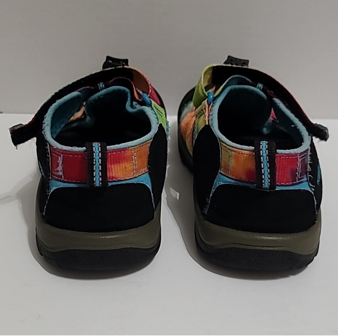 Sandali Keen Newport H2 ragazza grande taglia 3 cinturino arcobaleno scarpe da acqua comode