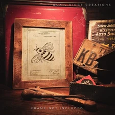 Vintage 1877 Bumble Bee Leaf Tobacco Label Art Print 8X10 Cigar Shop Wall Decor