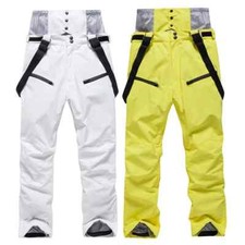 Women's and Men's Ski Pants Windproof Waterproof Snowboarding Pants Winter Warm