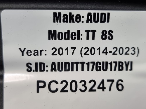 AUDI TT MK3 8S 2.0 TFSI 2013-2023 SELLADO ALA INTERIOR PROTECTOR DE BARRO DERECHO 8S0821112 - Imagen 6 de 6