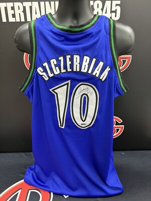 Wally Szczerbiak signed Minnesota Timberwolves jersey Steiner CX
