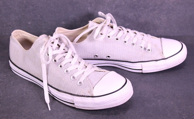 Converse Sneaker Chucks All Star Classic OX Gr. 42 grau Jacquardstoff BC832