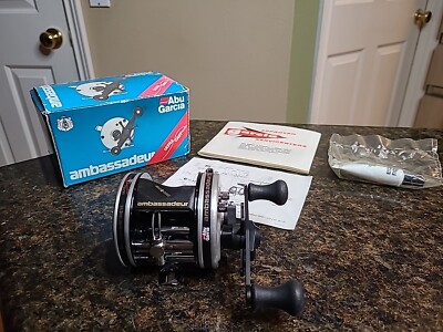 1991 ABU Garcia Ambassadeur 5501-C3 Fshing Reel w/ Box Manual Lube