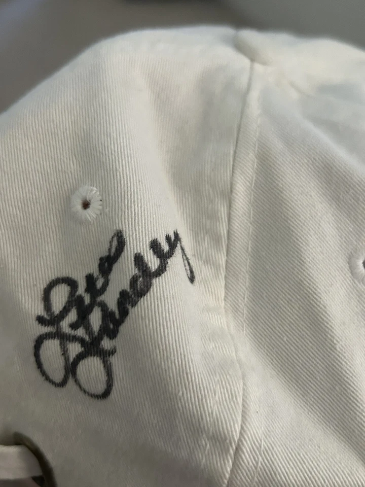 2001 LPGA inaugural Asahi Ryokuken International Championship hat with autograph - Image 3 of 4