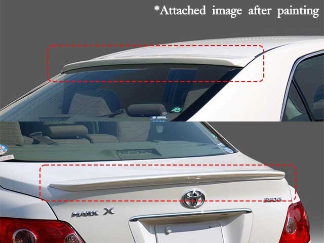 もっくん家具TOYOTA MARK X TOYOTA MARK X GRX12* Roof spoiler type2 + Trunk spoiler type2 SET