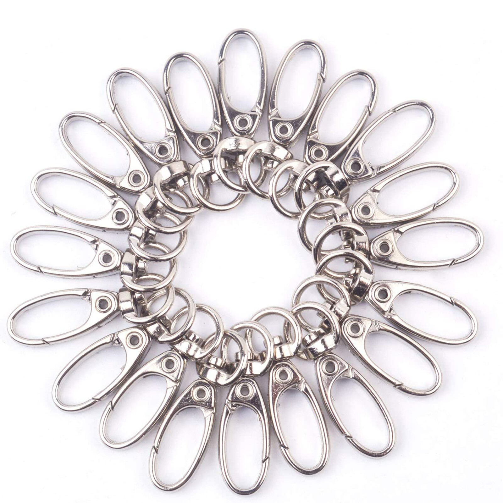 10/20/30X Swivel Lobster Clasps Golden Trigger Clasp Snap Hook Key