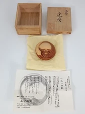 Tea Utensils kogo Kazusada Taniguchi Ichii Ittōbori Daruma Japanese Craft Works