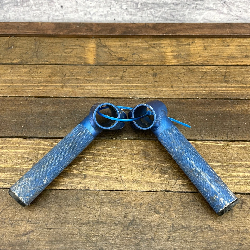 Vintage Control Tech Control Stix Bar Ends MTB Blue Anodized 90s Extension A4 - Image 4 of 4