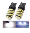 T20 LED bulbs W21W 144 SMD Canbus white xenon daytime running lights or brakes 7440