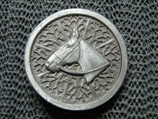 HORSE STALLION BELT BUCKLE VINTAGE RARE 1970s USA SMALL COWBOY COWGIRL KID