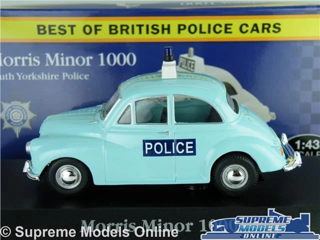 MORRIS MINOR MODEL CAR POLICE YORKSHIRE 1:43 SCALE CORGI VANGUARDS ATLAS K8 - Image 2 of 4