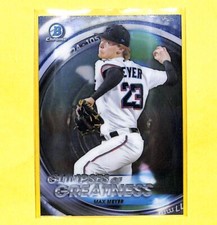 2020 Bowman Chrome Max Meyer Glimpses Of Greatness Insert Card Marlins 