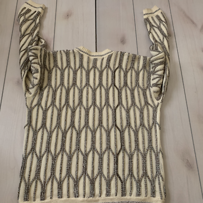 Vintage 1970’s Lavané New York Knit Patterned Polo Sweater | Urban