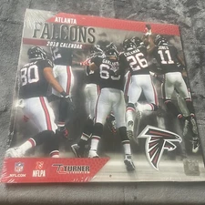 Atlanta Falcons 2019 Wall Calendar NFL NFLPA Turner Licensing New Sealed