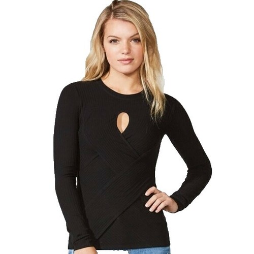 Hussein Chalayan IT 44 NWT black avant garde Y2K neckline+drape