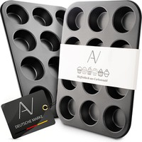 Avana Muffinblech Aus Carbonstahl MuffinföRmchen Cupcake Backform Muffinform