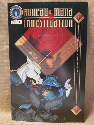 Bureau of Mana Investigation #1- 2002, Smudge Hanson, Furry, Radio Comix, FN/VF!
