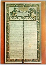 Déclaration des Droits de l'Homme de 1789 - Unterlinden Museum, Colmar, France