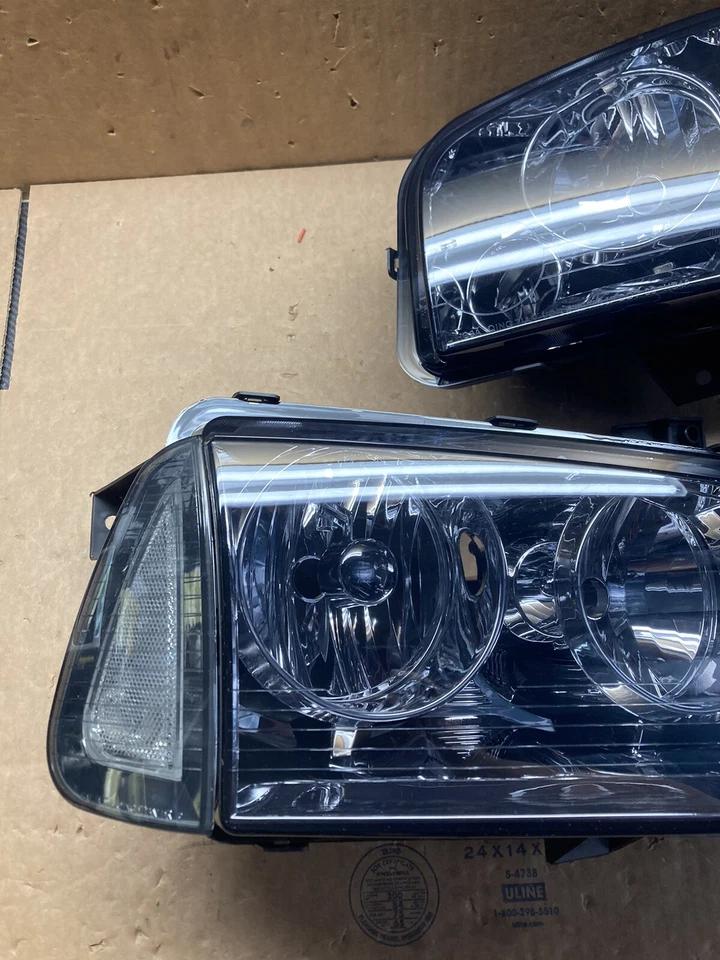 Farol de halogênio estilo original preto Dodge Charger Fit 2006 07 2008 2009 2010 #P103 - Imagem 2 de 4