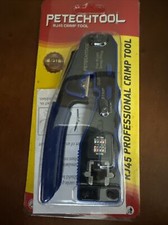 NEW PETECHTOOL RJ45 Crimp Tool, New in Package Professional Wire Crimper Tool