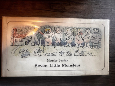 Maurice Sendak - Seven Little Monsters, Hard cover,1st ed1977, great condition