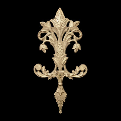 Vintage Wall Mounted Decorative Retro Acanthus Leaf Ornament Sconce Repurpose