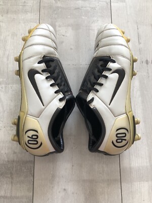 Nike Total 90 Air Zoom White Football Soccer Cleats US10.5 UK9.5