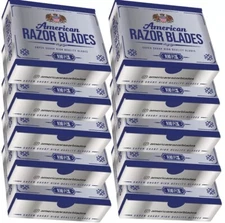 The Shave Factory American Razor Blades Single Edge Barber Blades 1000 Blades