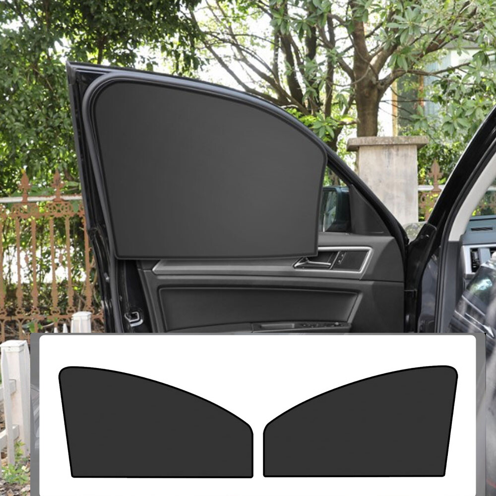 2PCS Magnetic Car Sun Shades for UV Protection and Heat Block  
